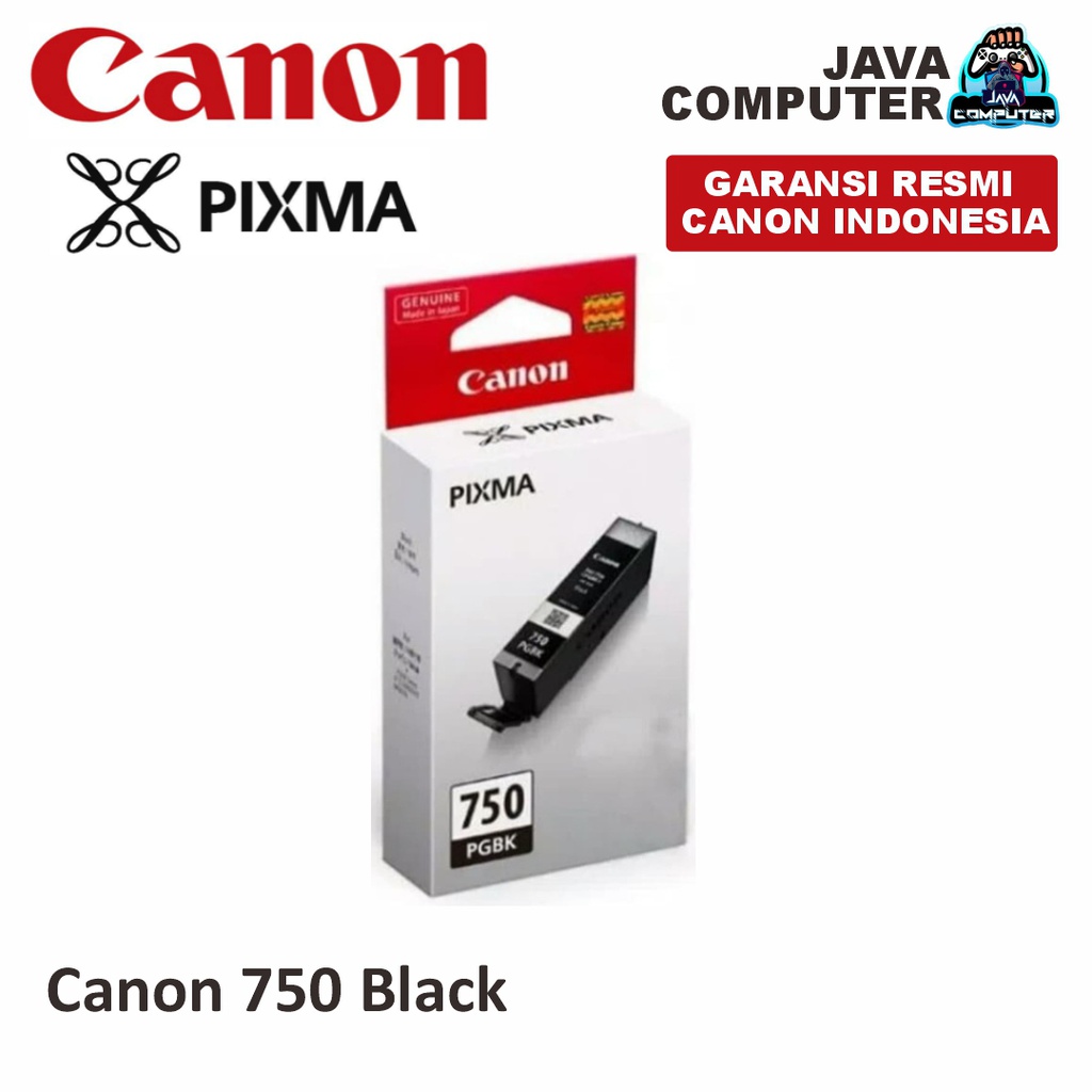 Canon 750 black java computer samarinda